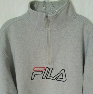 Vintage Fila Zip Neck Sweater